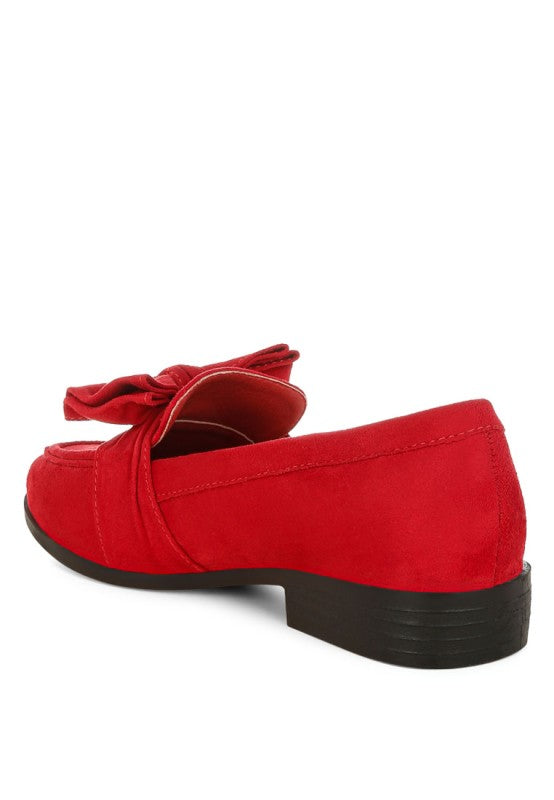 Havisham Bow Accent Heeled Loafers