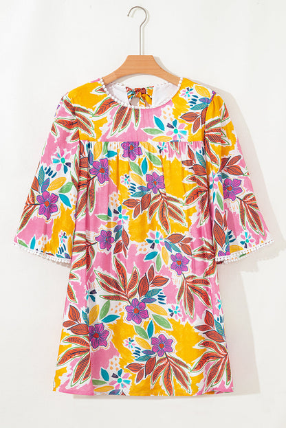Emersyn Sleeve Swing Mini Dress