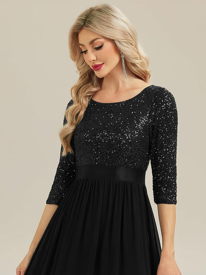 Ever-Pretty Women's Fall Winter Formal Dresses Maxi Sequin Evening Gowns
