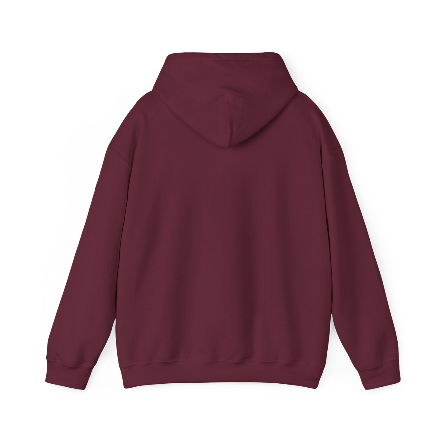 Minimal White Hoodie — Classic Unisex Heavy Blend Hooded Sweatshirt