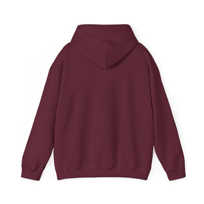Minimal White Hoodie — Classic Unisex Heavy Blend Hooded Sweatshirt