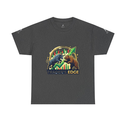 Trader's Edge Tee — Bull vs Bear Stock Market T‑Shirt