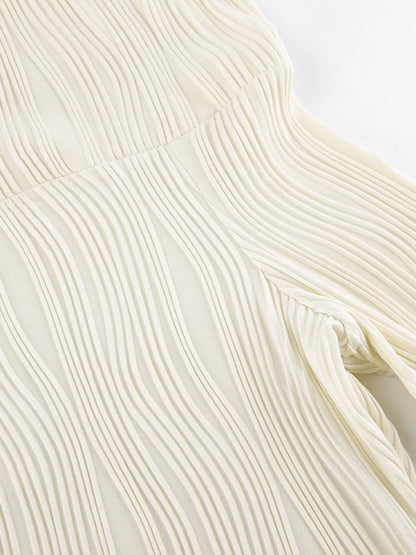 Off-Shoulder Textured Knit Maxi Dress