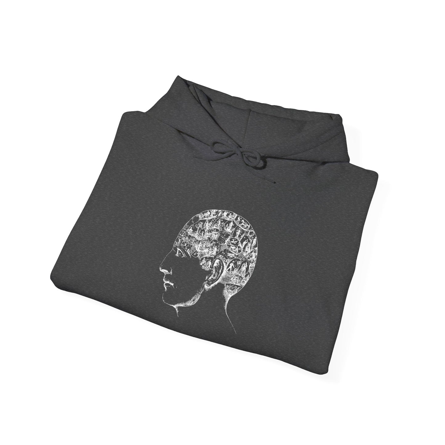 Men's Brain Graphic Hoodie — Mind Full of Ideas Sweatshirt