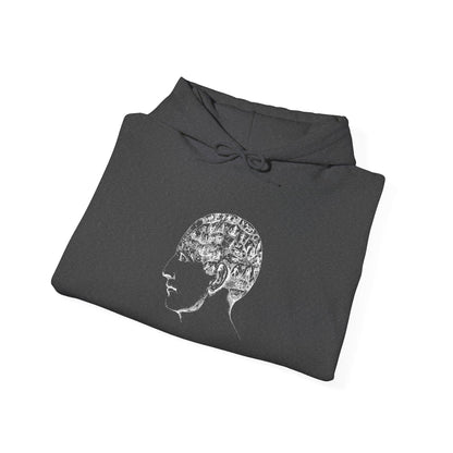 Men's Brain Graphic Hoodie — Mind Full of Ideas Sweatshirt