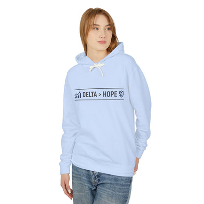 Delta Hope Hoodie — Lightweight Hooded Sweatshirt