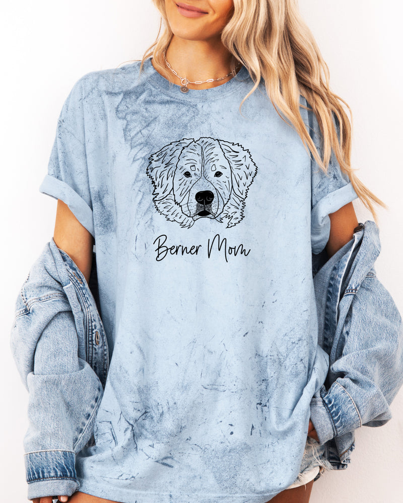 Berner Mom Bernese Mountain Dog Mom Comfort Colors T Shirt