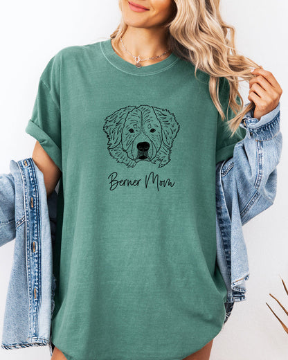 Berner Mom Bernese Mountain Dog Mom Comfort Colors T Shirt