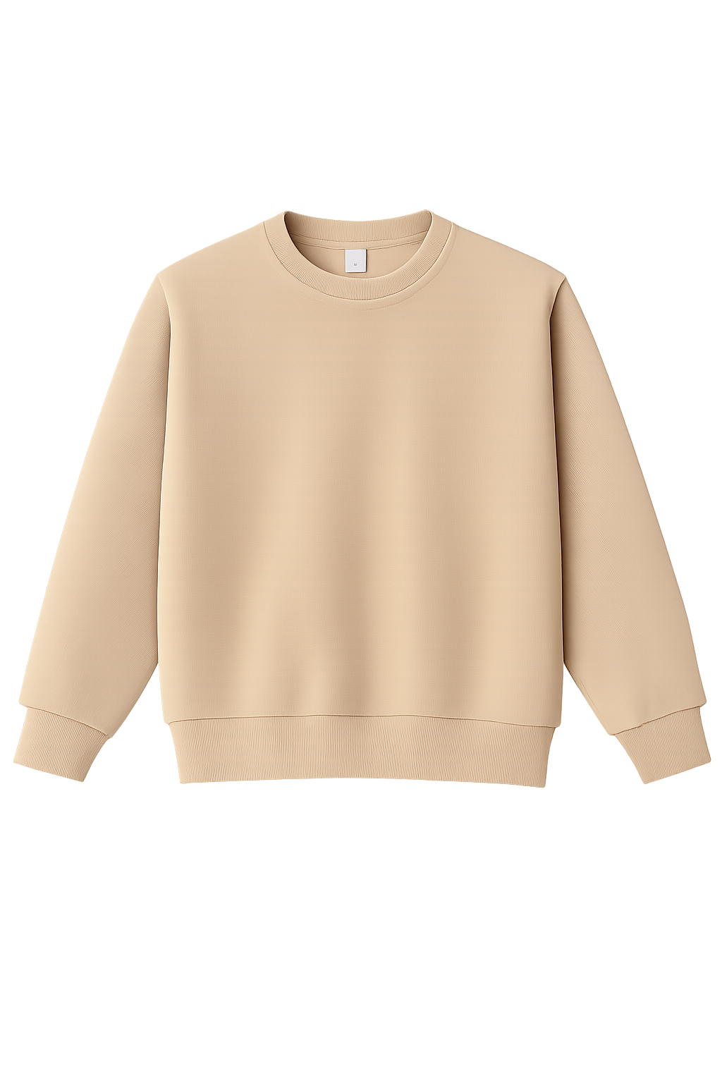Unisex Cotton-face, Crew Neck Sweatshirt