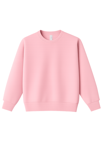 Unisex Cotton-face, Crew Neck Sweatshirt
