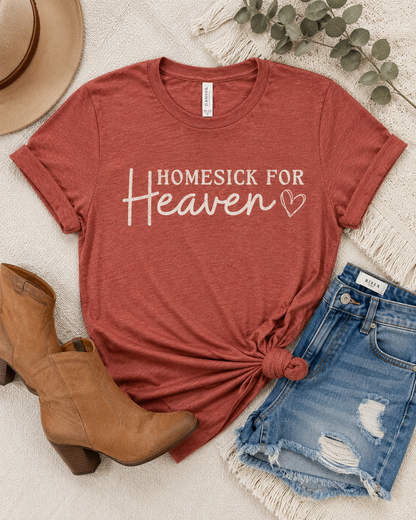 Homesick for Heaven Bella Canvas Graphic Tee