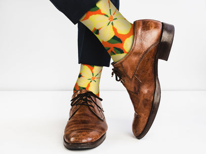 Flower Socks - Comfy Cotton for Women