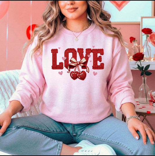 Faux yarn Love
