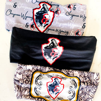 CFD Black logo Headband
