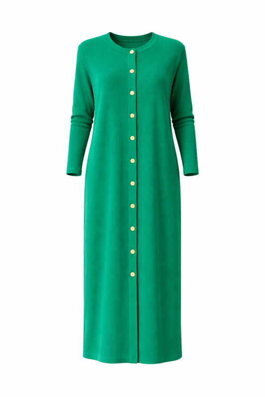 Button Down Lounge Dress