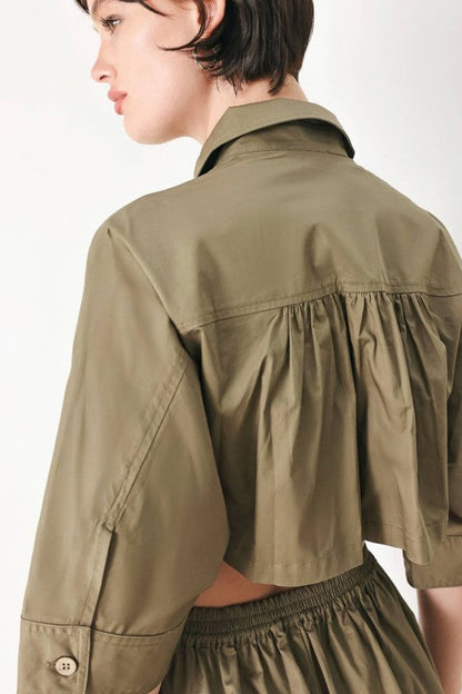 Olive Utility Jumpsuit