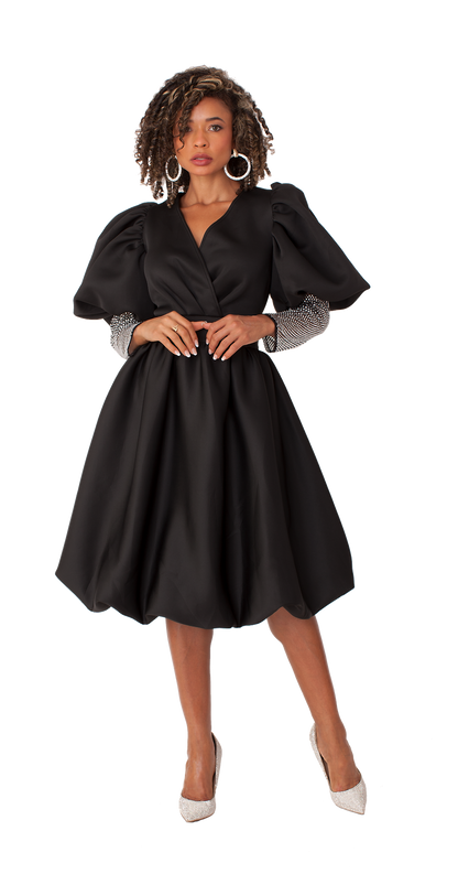 For Her Women Dress 82217C-Black