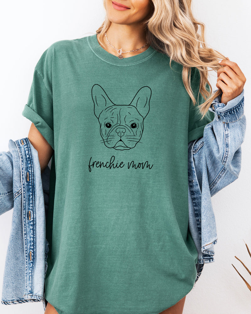 Frenchie Mom French bulldog Dog Mom Comfort Colors T Shirt