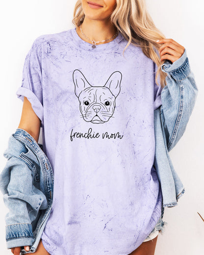 Frenchie Mom French bulldog Dog Mom Comfort Colors T Shirt