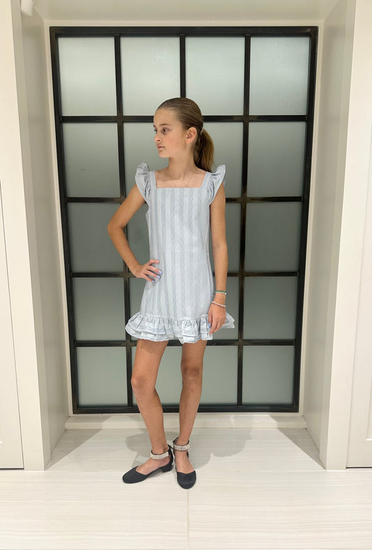 AA Red Ruffle Dress