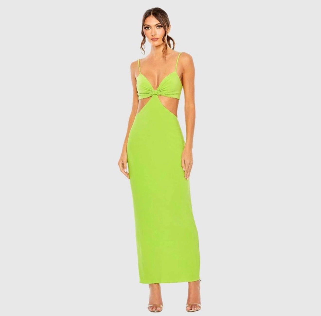 Mac Duggal 27110 Cutout Green
Maxi Dress Sz 8 $398