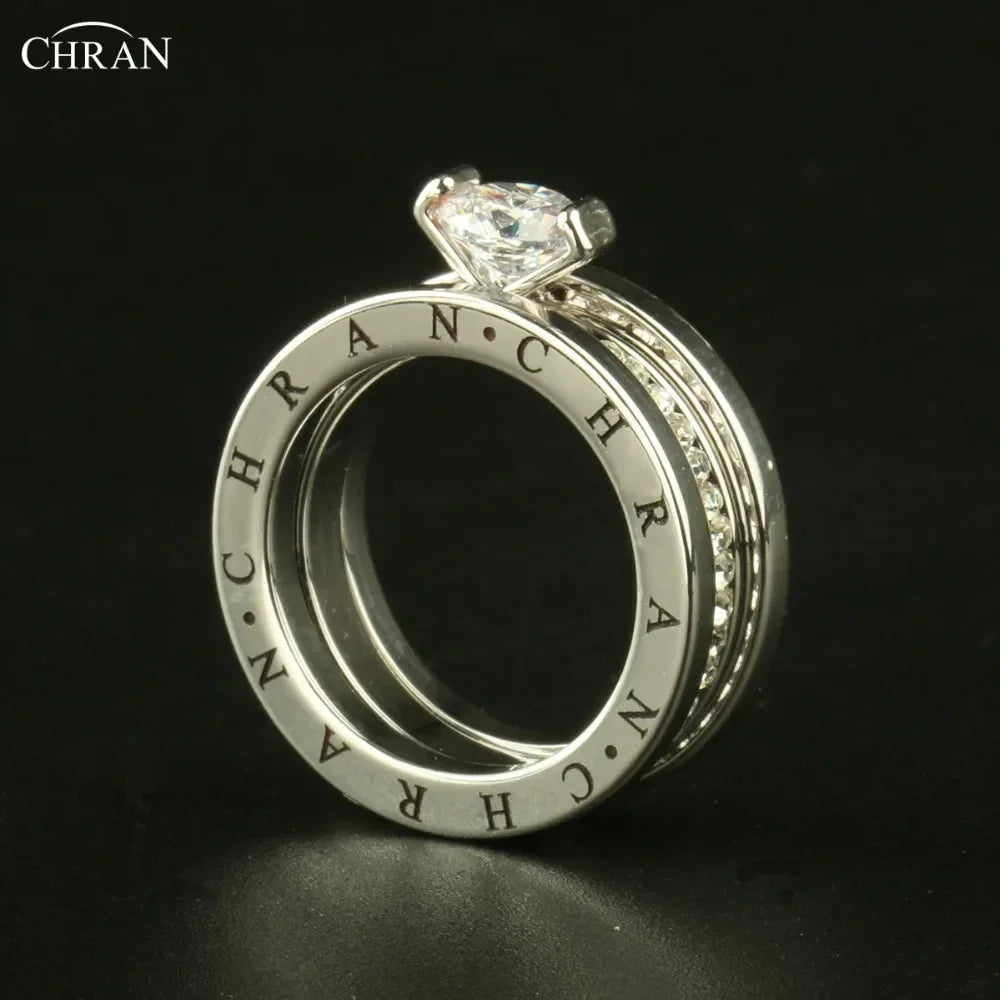 Austrian Crystal Pave Zircon Ring