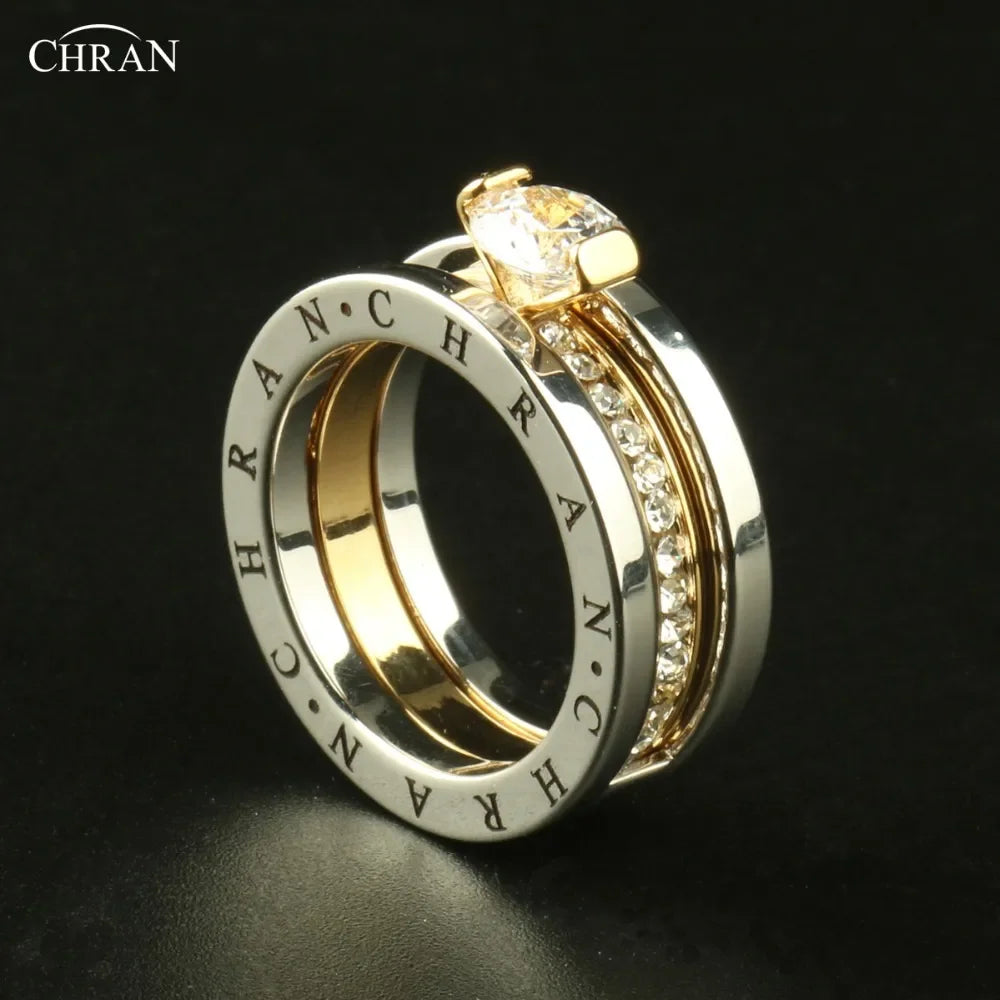 Austrian Crystal Pave Zircon Ring