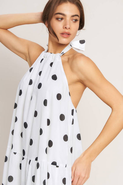 Open Back Flowing Dress