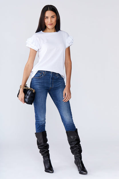 Ella Ruffle Sleeve Tee