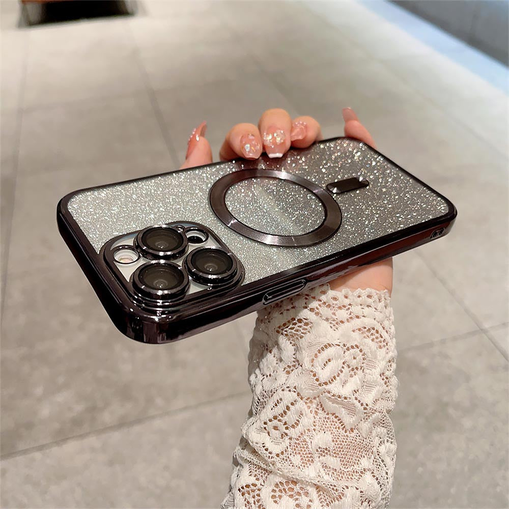 Luxury Glitter Gradient Magsafe Phone Case | ZAKAPOP
