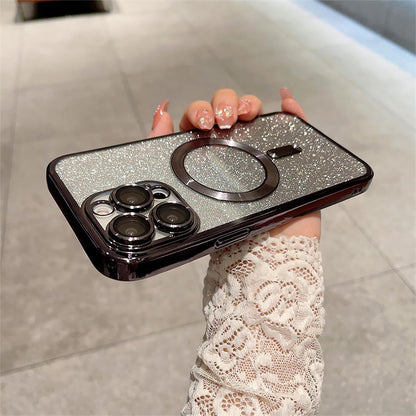 Luxury Glitter Gradient Magsafe Phone Case | ZAKAPOP