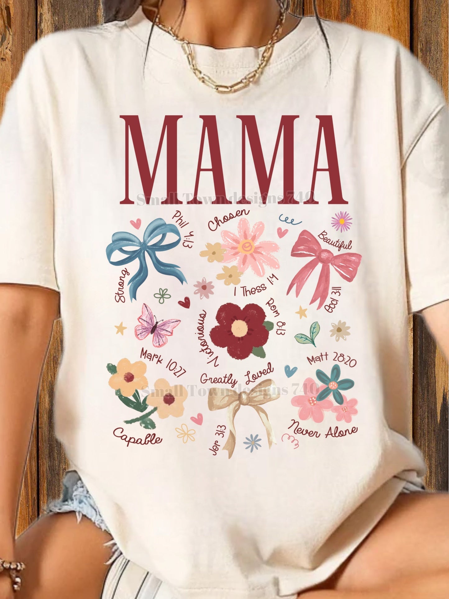 Family inspiration Bible verse Tee