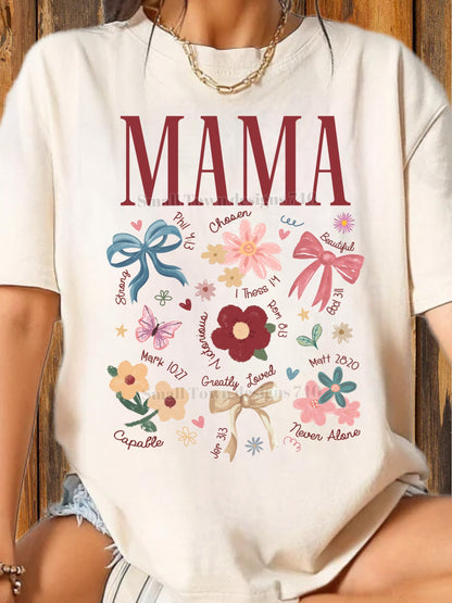 Family inspiration Bible verse Tee