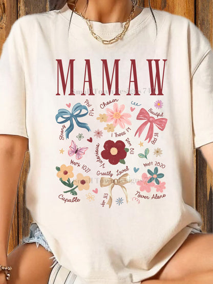 Family inspiration Bible verse Tee
