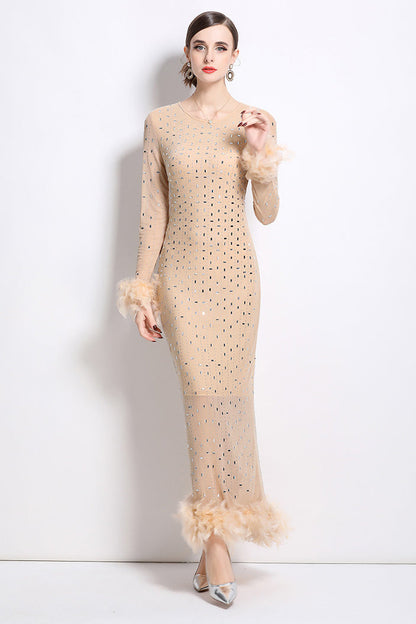 WOMEN FASHION MAXI PARTY DRESS