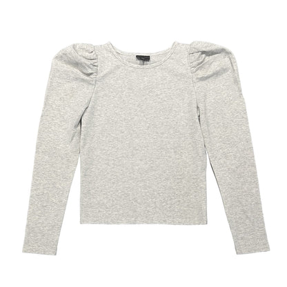 AA Black Puff Sleeve Cotton Top