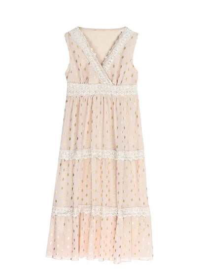 Boho Babe Lace Maxi Dress