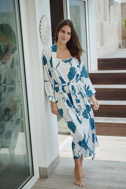 Washable Silk Kimono - Blossom