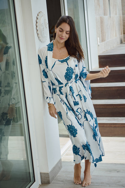 Washable Silk Kimono - Blossom