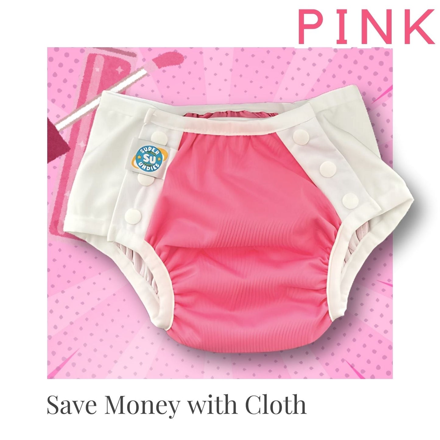 3-in-1 Waterproof Diaper, Trainer & Swim Gear for Special Needs