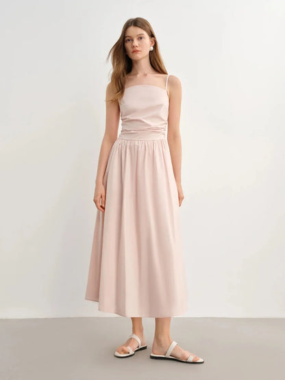 Plus Size French Chic Strapless Summer Dress