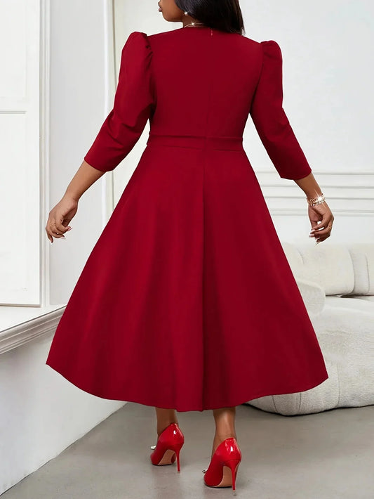 Elegant Red Event Dress