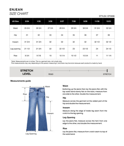 High Rise Flare Jeans