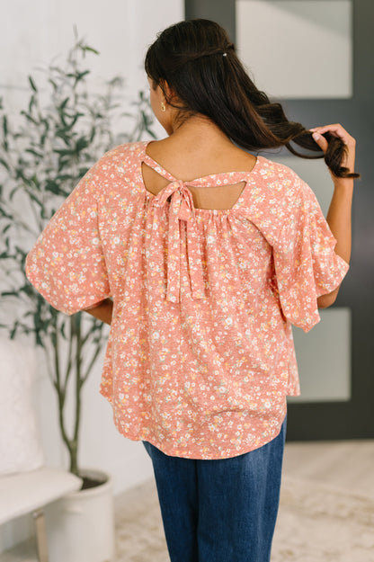 Spring Breeze Square Beck Top in Dusty Rose