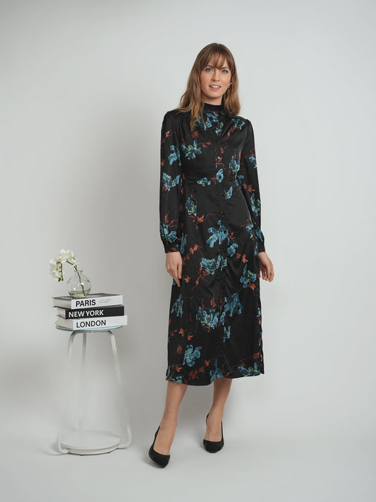 Printed Midi Dress Set