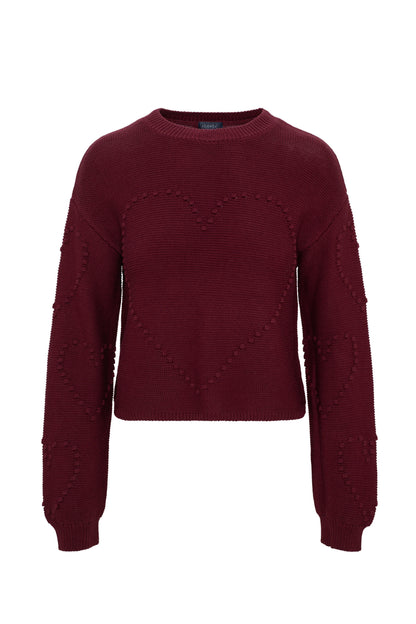 Heart Knitted Sweater
