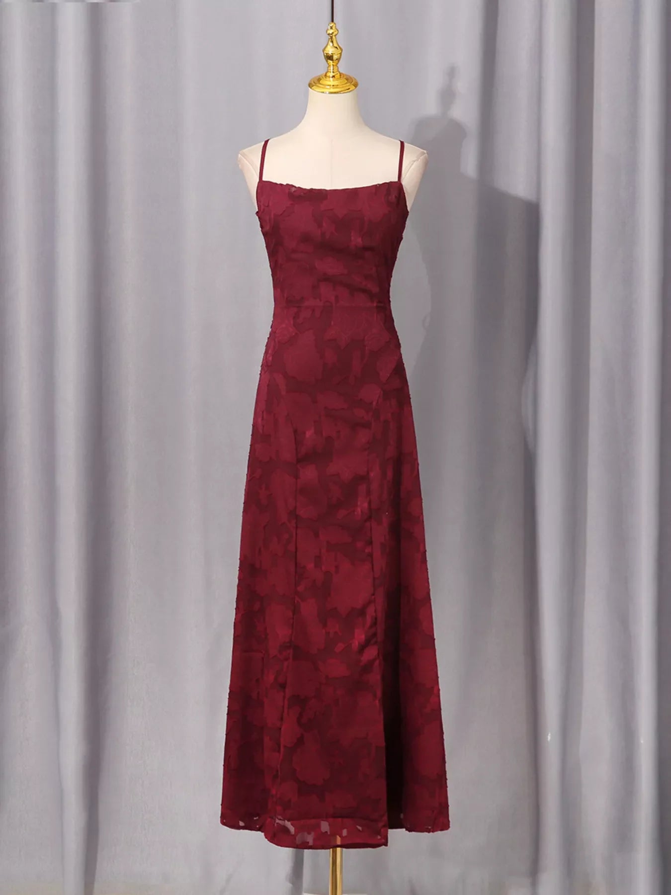 Lace Spaghetti Strap Maxi Dress