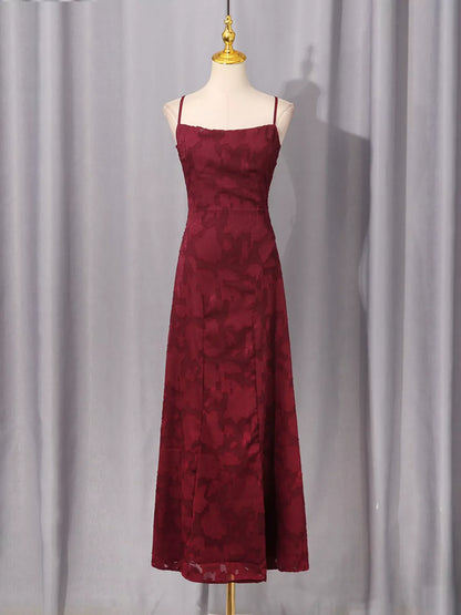 Lace Spaghetti Strap Maxi Dress