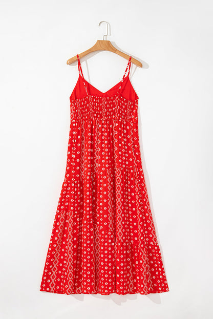 Nevaeh Straps Drawstring Maxi Dress