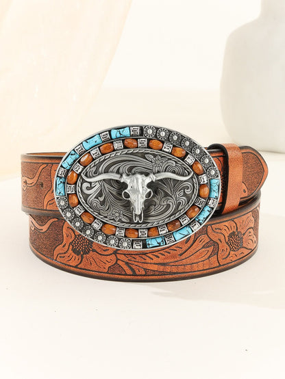 Western Denim Vintage Belt Belt European And American